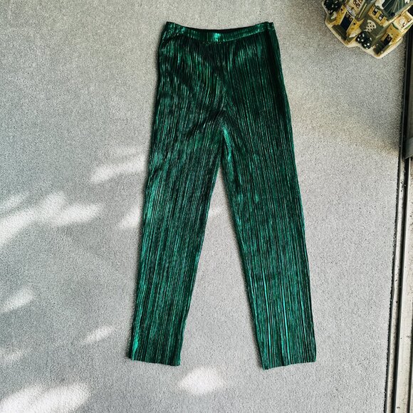 HOUSE OF HARLOW 1960 x Revolve Kate Pant in Emerald, Size XS - Picture 7 of 8